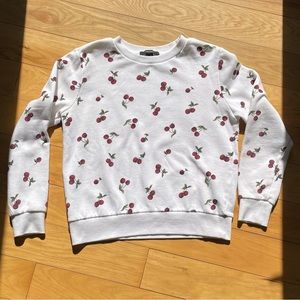 Forever 21 Cherry Print Sweatshirt